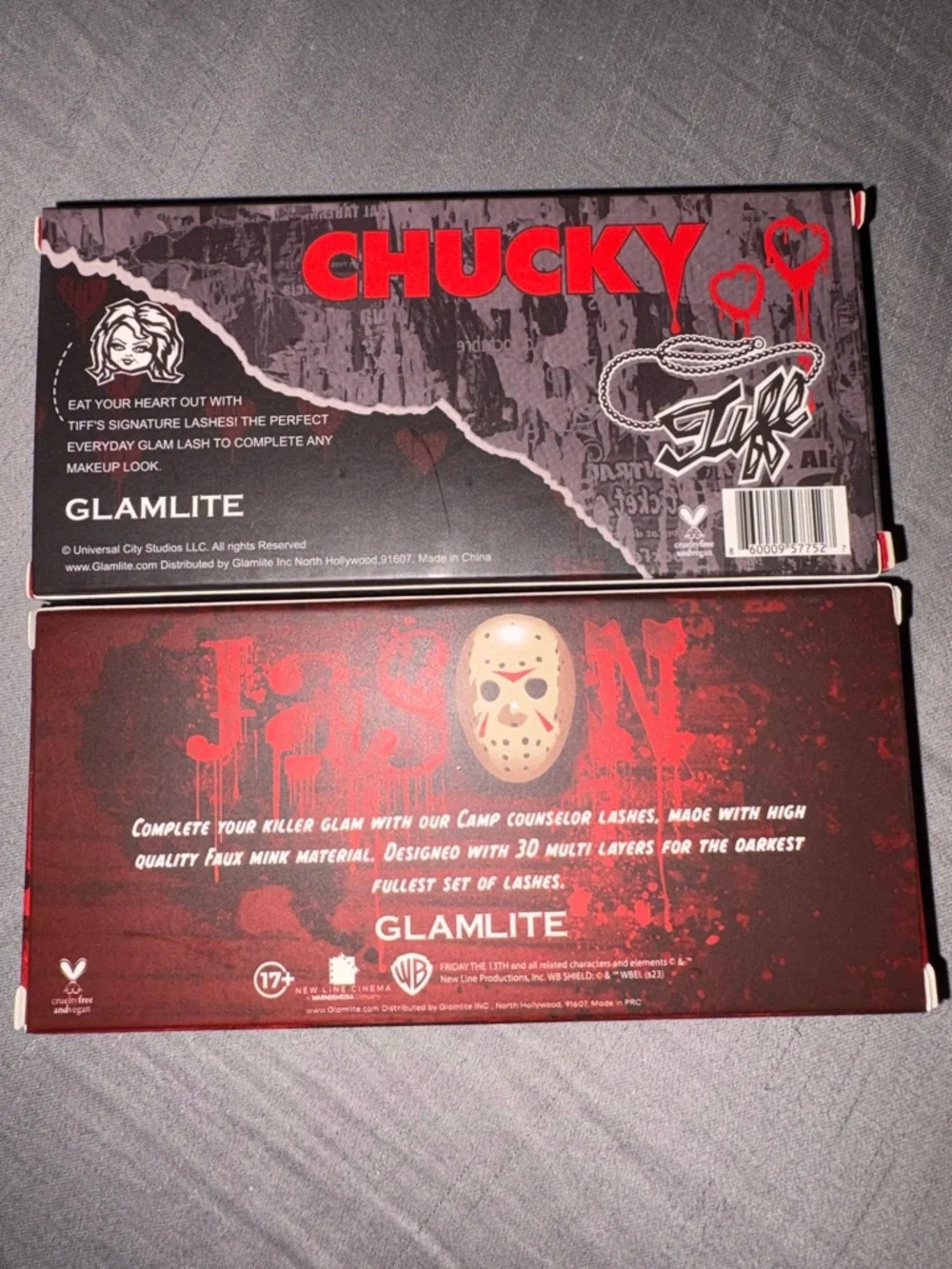 Glamlite Chucky & Friday the 13th False Lashes Sets - Picture 2 of 2